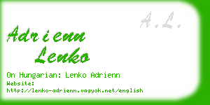 adrienn lenko business card